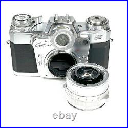 Zeiss Ikon Contarex Bullseye Camera with Distagon 35mm f4 Lens Clean Appearance