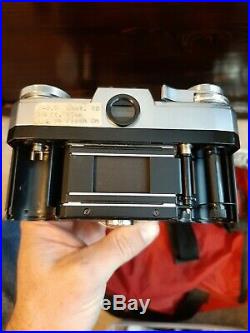 Zeiss Ikon Contarex Bullseye camera Z-17705 with Zeiss Planar Lens 12 50mm case