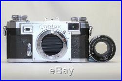 Zeiss Ikon Contax IIa 35mm Rangefinder with Opton Sonnar T 50mm F/2 Lens