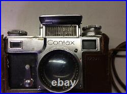 Zeiss Ikon Contax Rangefinder Camera Zeiss Sonnar Lens Case