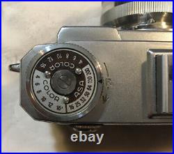 Zeiss Ikon Contax iia 35MM Rangefinder (serial # U2595) 2a With Sonnar 50mm Lens