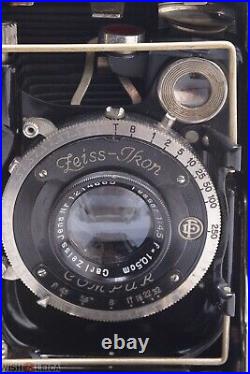 Zeiss Ikon Donata 6.5x9cm Scarce In Box Plate Camera 105mm 4.5 Tessar Lens