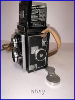 Zeiss Ikon Ikoflex TLR Camera with Zeiss Opton Tessar75mm f3.5 Lens & Leather Case