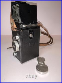 Zeiss Ikon Ikoflex TLR Camera with Zeiss Opton Tessar75mm f3.5 Lens & Leather Case