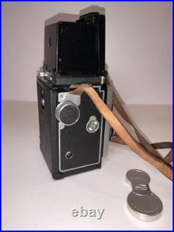 Zeiss Ikon Ikoflex TLR Camera with Zeiss Opton Tessar75mm f3.5 Lens & Leather Case