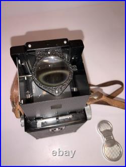 Zeiss Ikon Ikoflex TLR Camera with Zeiss Opton Tessar75mm f3.5 Lens & Leather Case