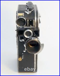 Zeiss Ikon Movikon-16 film camera, (4) Zeiss lenses, 2 hoods, filters, case +++