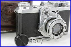 Zeiss Ikon Nettax 538/24, vintage 35mm camera, lens Jena Tessar 2,8/50mm & case