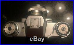 Zeiss ikon Contarex bullseye camera f 35mm lens f 55mm And f 135 Lenses Case