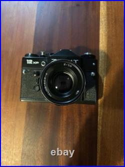 Zenit 12 XP 35mm SLR Film Camera Black with Helios-44M-4 Lens, Case