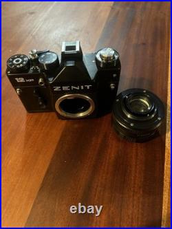 Zenit 12 XP 35mm SLR Film Camera Black with Helios-44M-4 Lens, Case