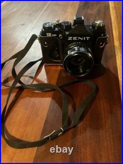 Zenit 12 XP 35mm SLR Film Camera Black with Helios-44M-4 Lens, Case