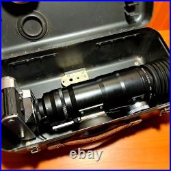 Zenit ES PhotoSniper 35mm SLR Camera + TAIR-3S 300mm f/4.5 Lens Kit. Vintage