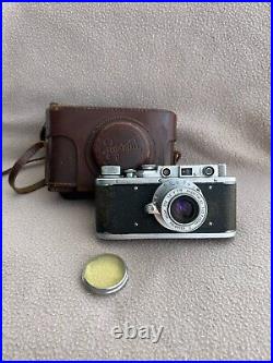 Zorki-1 KMZ Vintage 1944 USSR Russian RF 35mm Camera +Lens Industar-22 f3.5/50mm