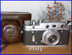 Zorki-2C Vintage Soviet 35mm Rangefinder Camera Industar-50 Lens LTM M39 used Zorki-2C Vintage Soviet 35mm Rangefinder Camera Industar-50 Lens LTM M39 used