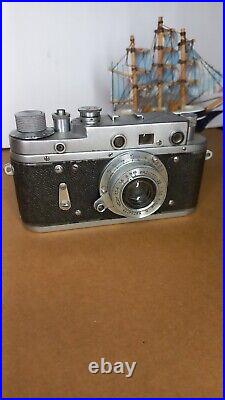 Zorki-2C Vintage Soviet 35mm Rangefinder Camera Industar-50 Lens LTM M39 used Zorki-2C Vintage Soviet 35mm Rangefinder Camera Industar-50 Lens LTM M39 used