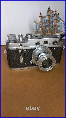 Zorki-2C Vintage Soviet 35mm Rangefinder Camera Industar-50 Lens LTM M39 used Zorki-2C Vintage Soviet 35mm Rangefinder Camera Industar-50 Lens LTM M39 used
