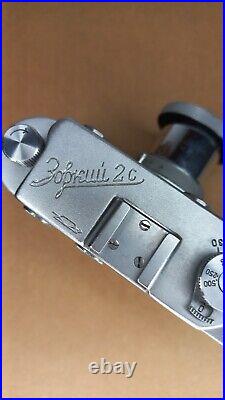 Zorki-2C Vintage Soviet 35mm Rangefinder Camera Industar-50 Lens LTM M39 used Zorki-2C Vintage Soviet 35mm Rangefinder Camera Industar-50 Lens LTM M39 used