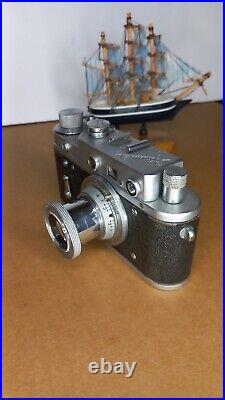 Zorki-2C Vintage Soviet 35mm Rangefinder Camera Industar-50 Lens LTM M39 used Zorki-2C Vintage Soviet 35mm Rangefinder Camera Industar-50 Lens LTM M39 used
