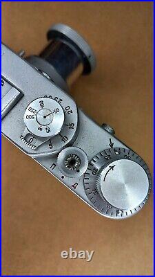 Zorki-2C Vintage Soviet 35mm Rangefinder Camera Industar-50 Lens LTM M39 used