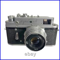 Zorki 4 Camera Film 35mm With Fed 2,8 52 Lens Vintage Rangefinder Camera USSR