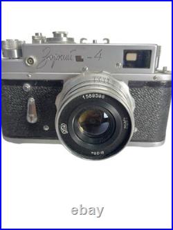 Zorki 4 Camera Film 35mm With Fed 2,8 52 Lens Vintage Rangefinder Camera USSR